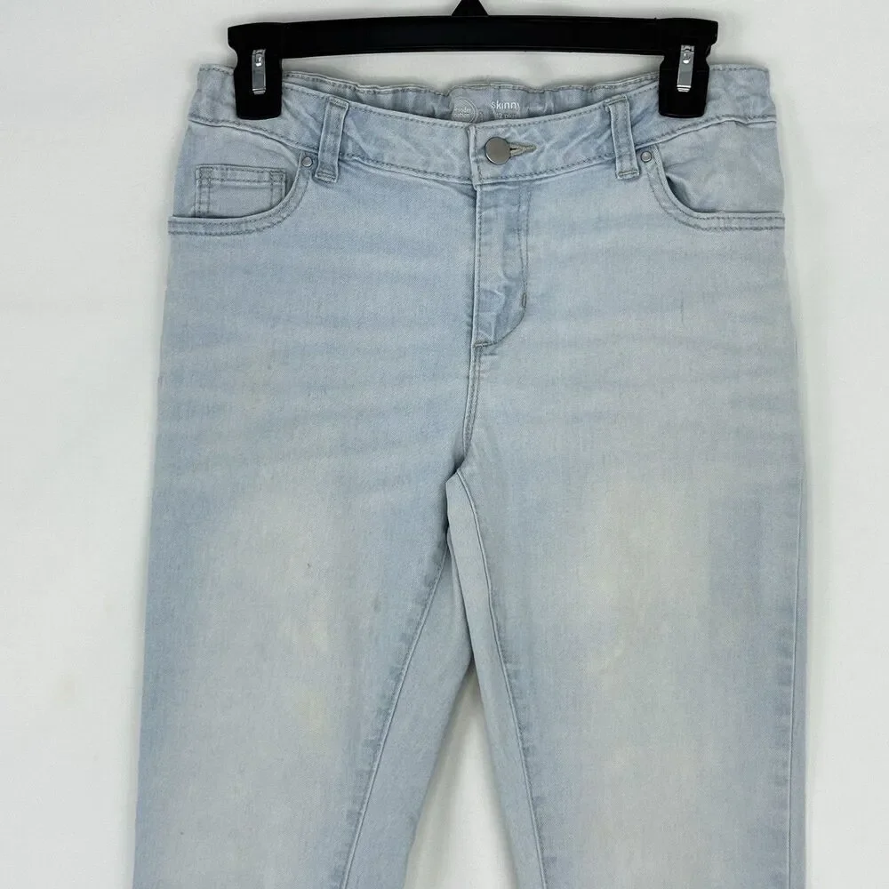Wonder Nation Jeans Girl Size 12 Plus Skinny Denim Blue
